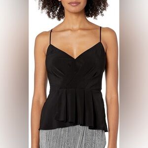 NWT Bailey 44 Agolde Anabelle Solid Cami Black
